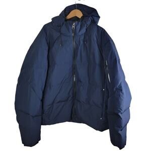 Polo Ralph Lauren Mens Down Puffer Hooded Winter Jacket Navy Blue size Big 3X